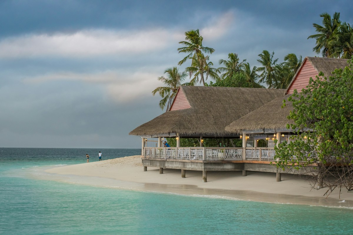 Exotic beach resort vacation
